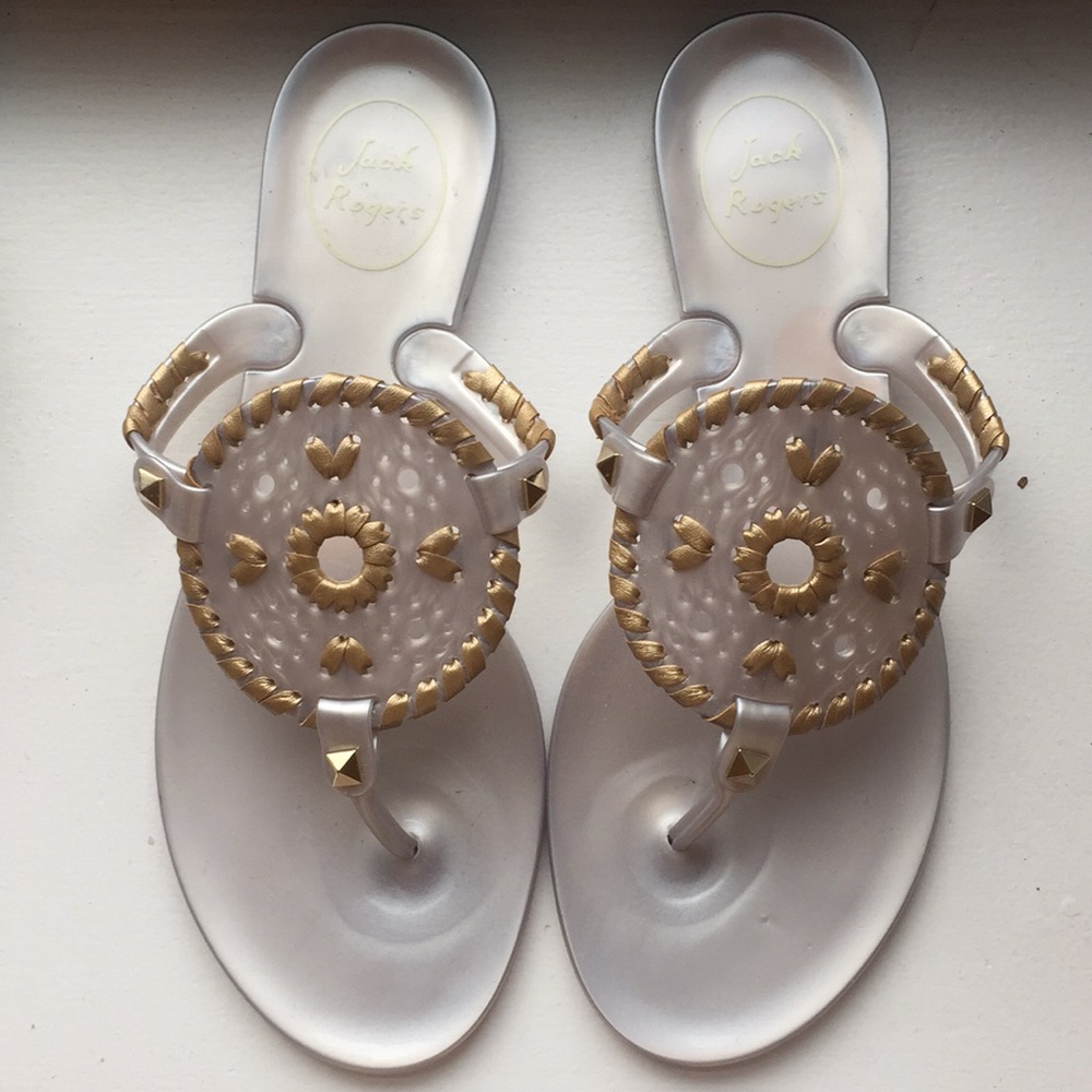 JACK ROGERS JELLY SANDALS women’s size 6
